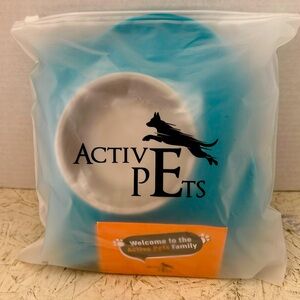 Active Pets non skid dog bowl set new